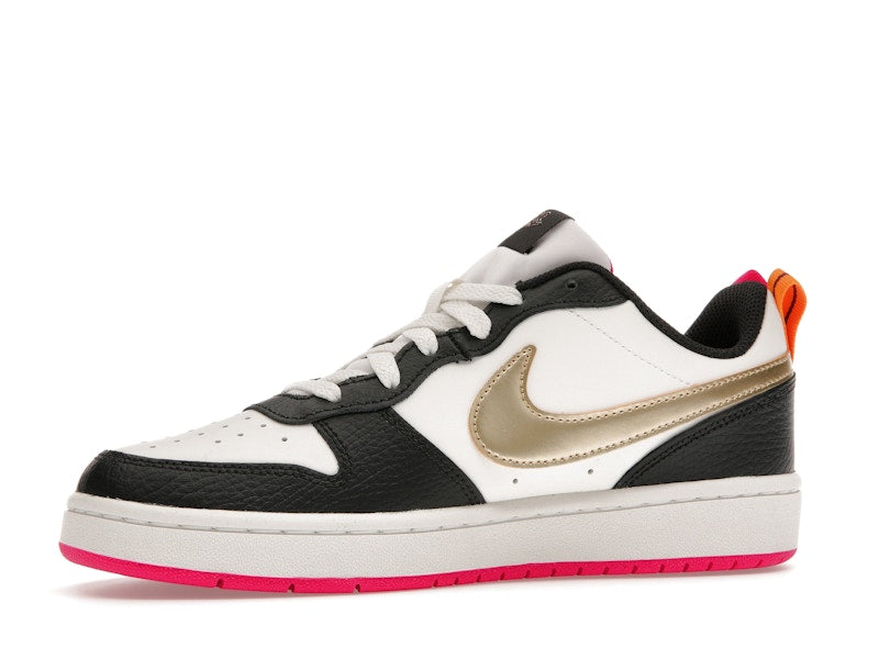 Nike Court Borough Low 2 Off Noir Pink Prime (GS)