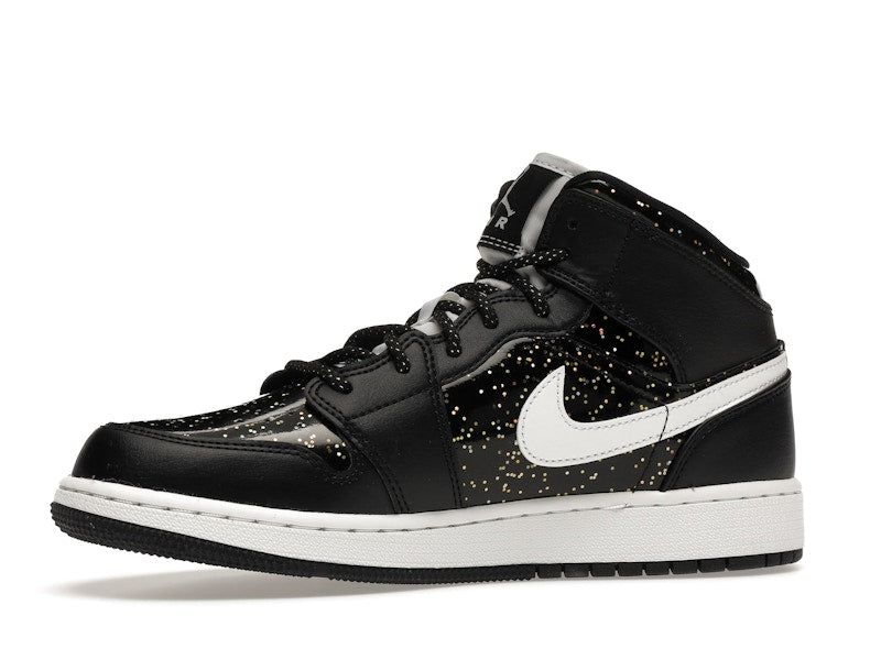 Jordan 1 Mid Black Speckle (GS)