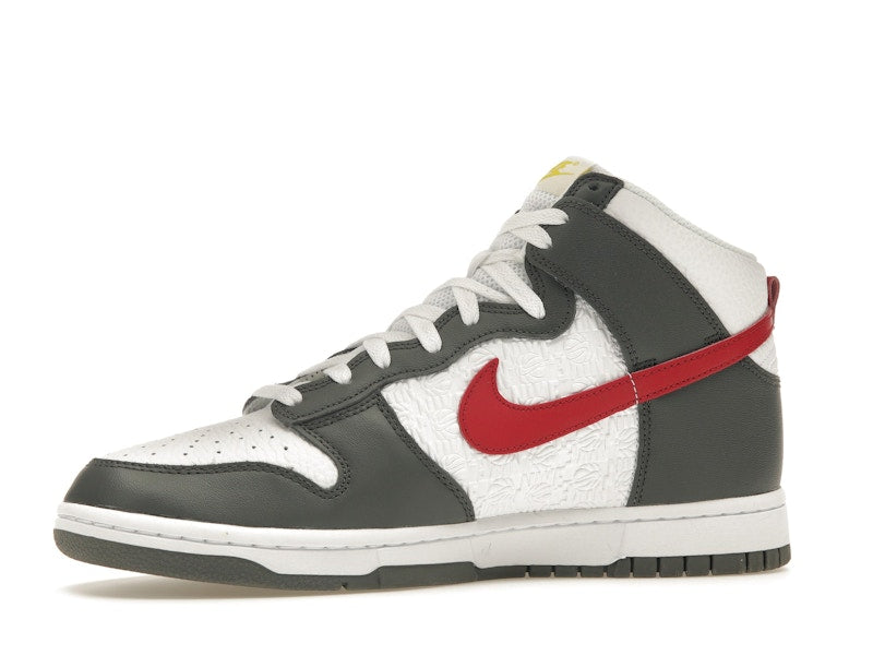 Nike Dunk High Embossed Basketball Grey Red