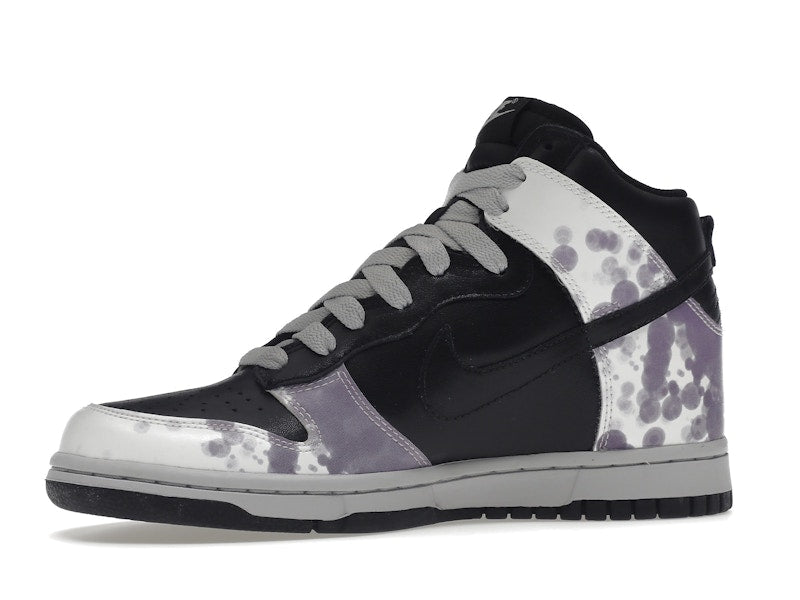 Nike Dunk High Splatter Black White Purple (Women's)