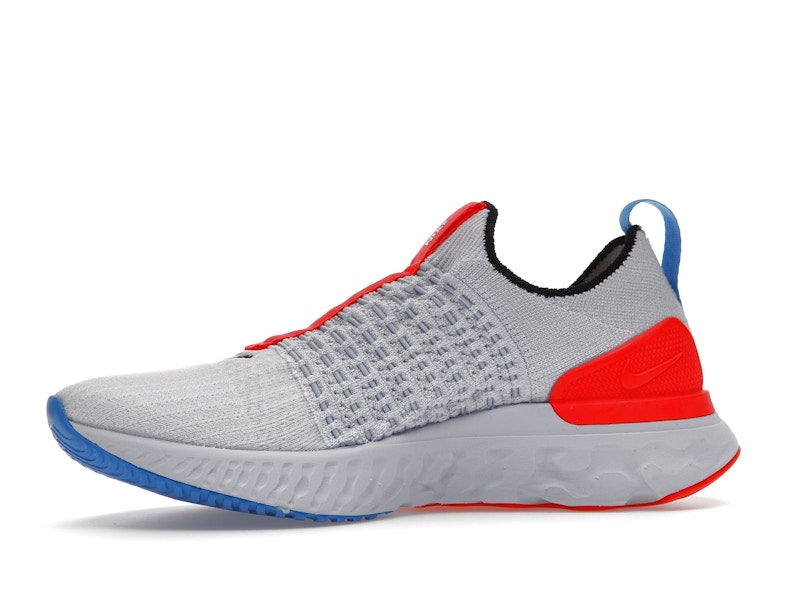 Nike React Phantom Run Flyknit 2 Football Grey Bright Crimson (Women's)