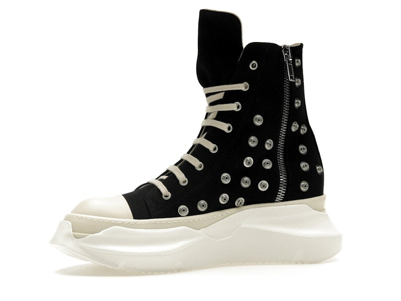Rick Owens DRKSHDW Abstract Sneaks Studded Eyelets Black Milk