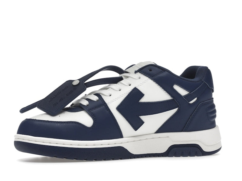 OFF-WHITE Out Of Office "OOO" Low Tops Dark Blue White