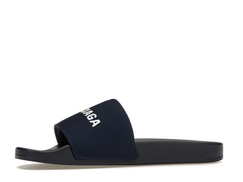 Balenciaga Pool Slide Navy