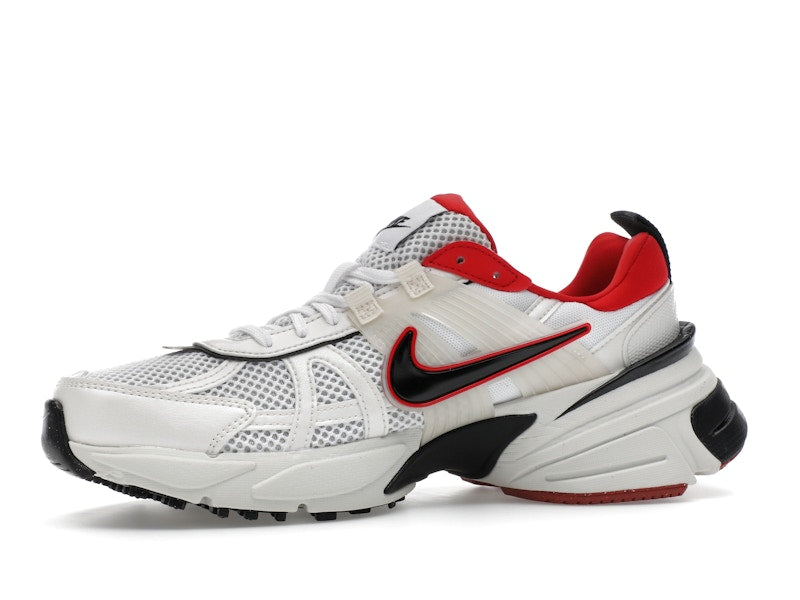 Nike V2K Run Metallic White University Red