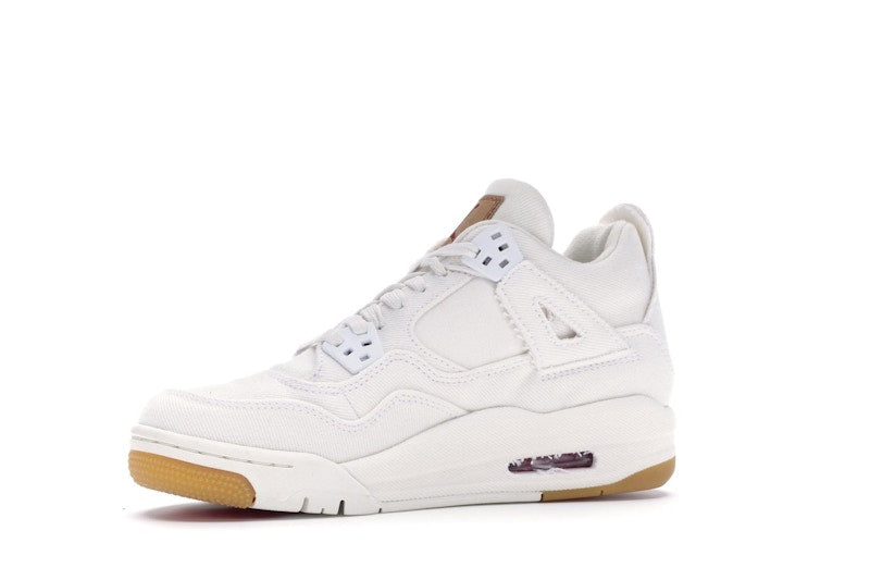Jordan 4 Retro Levi's White (GS) (Levi's Tag)