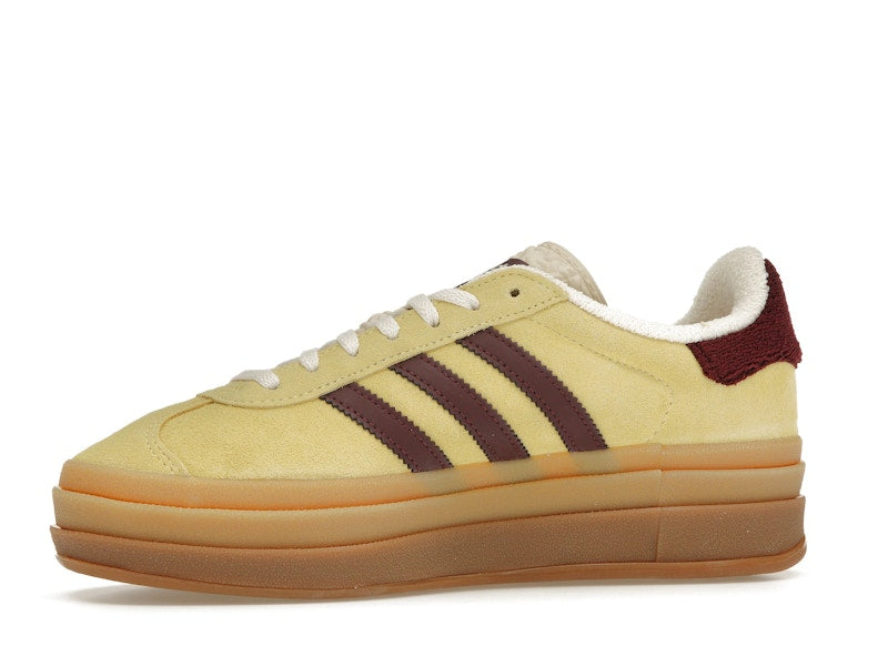 adidas Gazelle Bold Almost Yellow Maroon (Women's)