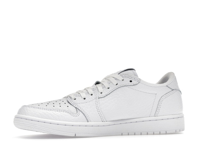 Jordan 1 Retro Low Swooshless Triple White (2025)