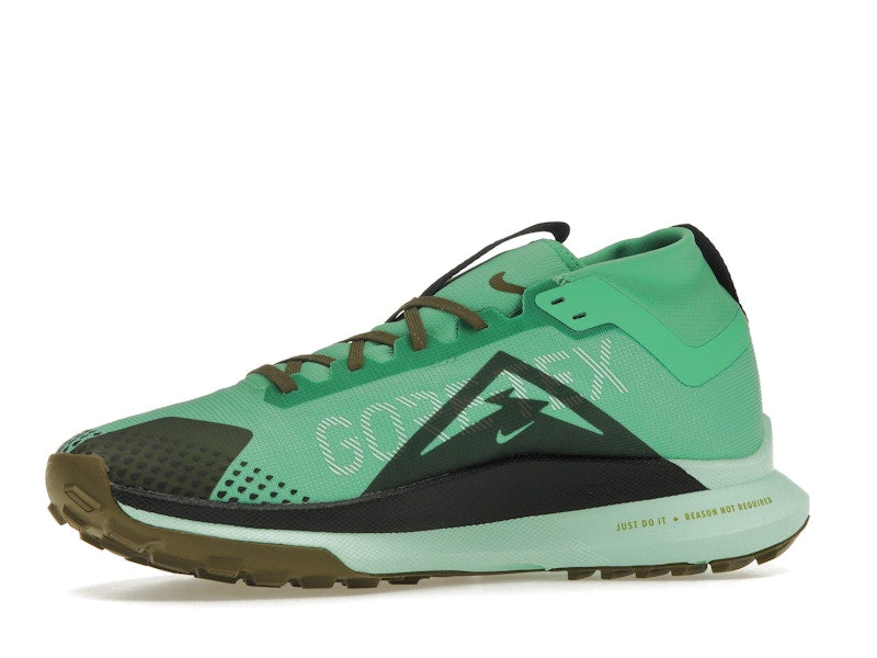Nike React Pegasus Trail 4 Gore-Tex Spring Green Olive Flak Mint Foam Black