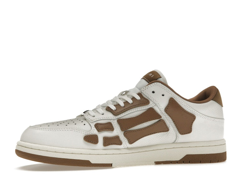 AMIRI Skel Top Low White Brown White
