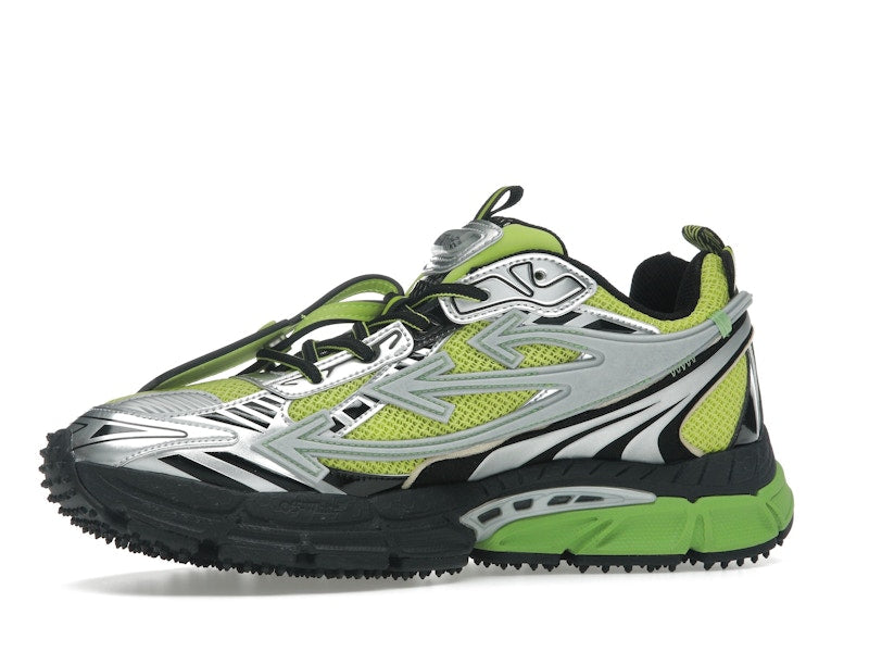 OFF-WHITE Be Right Back Silver Green Fluo