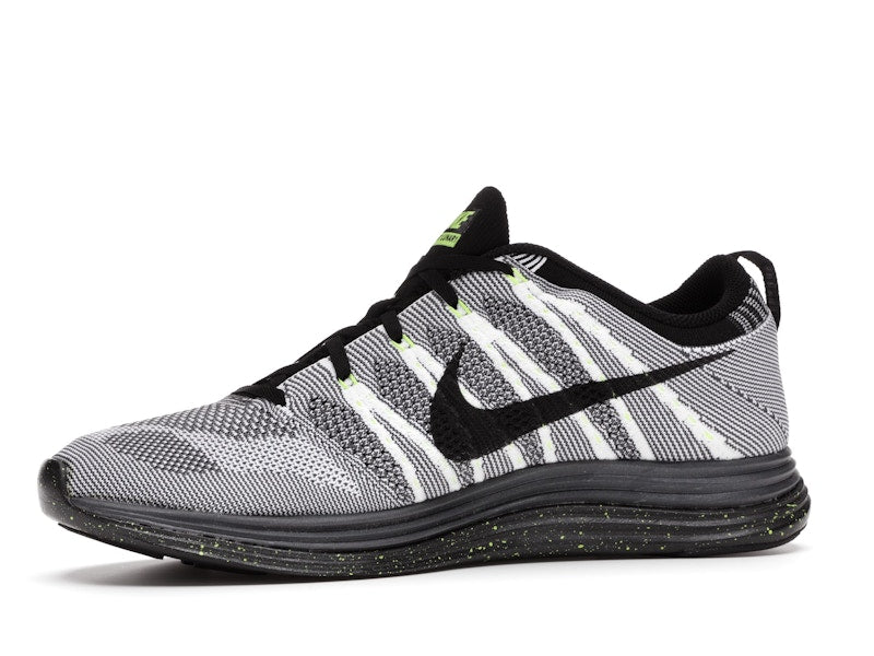 Nike Flyknit Lunar1+ White Black Volt