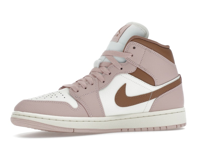 Jordan 1 Mid Pink Oxford Brown (Women's)