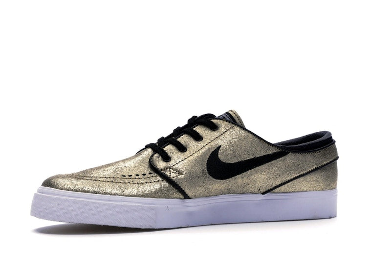 Nike SB Stefan Janoski Zoom Leather Metallic Gold