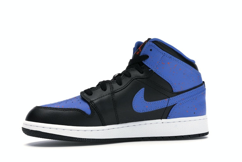 Jordan 1 Mid Royal Paint Splatter (GS)