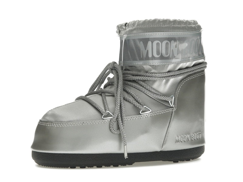 Moon Boot Icon Low Boot Glance Silver