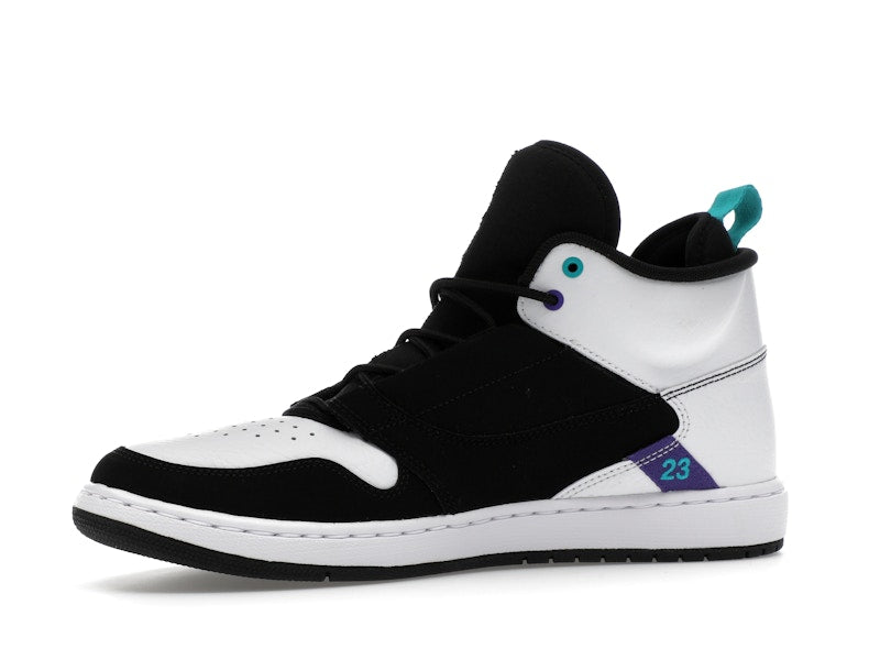 Jordan Fadeaway Black White Grape