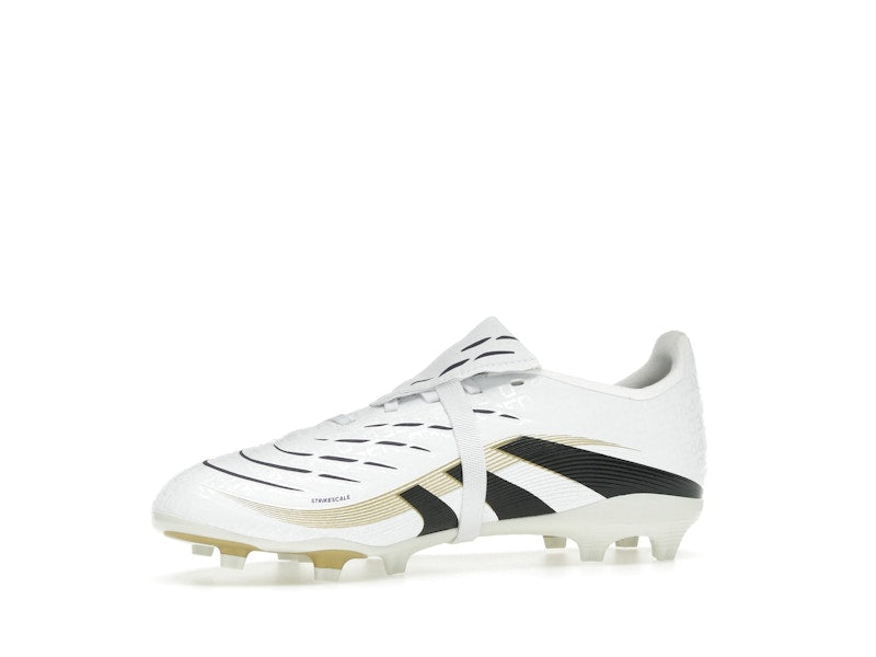 adidas Predator League Fold-Over Tongue FG/MG Cloud White Core Black Gold Metallic (GS)
