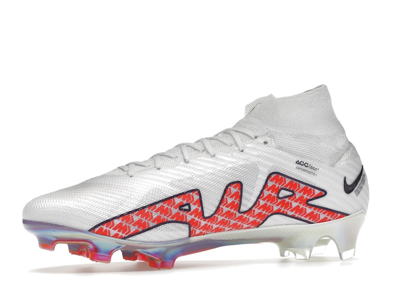 Nike Zoom Mercurial Superfly 9 Elite FG White Bright Crimson