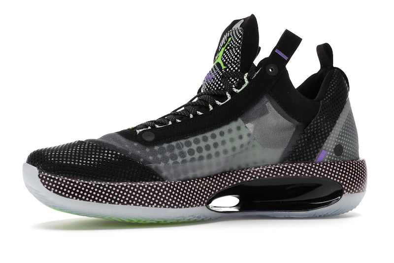 Jordan XXXIV Low Black Vapor Green Bleached Coral
