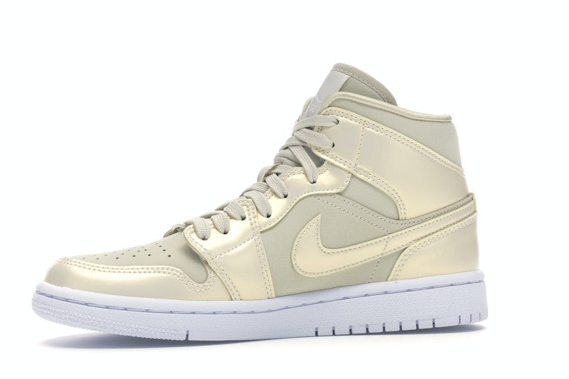 Jordan 1 Mid Goose Feather Yellow (Women's)