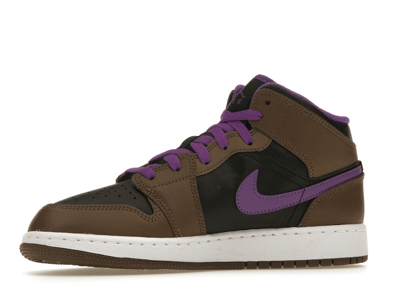 Jordan 1 Mid Purple Mocha (GS)