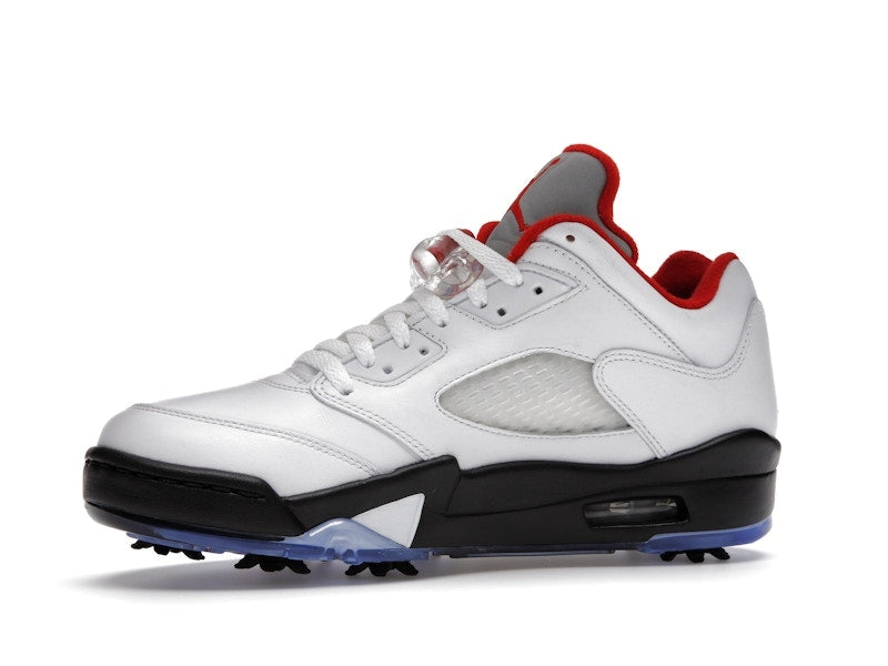 Jordan 5 Retro Low Golf Fire Red (Silver Tongue)