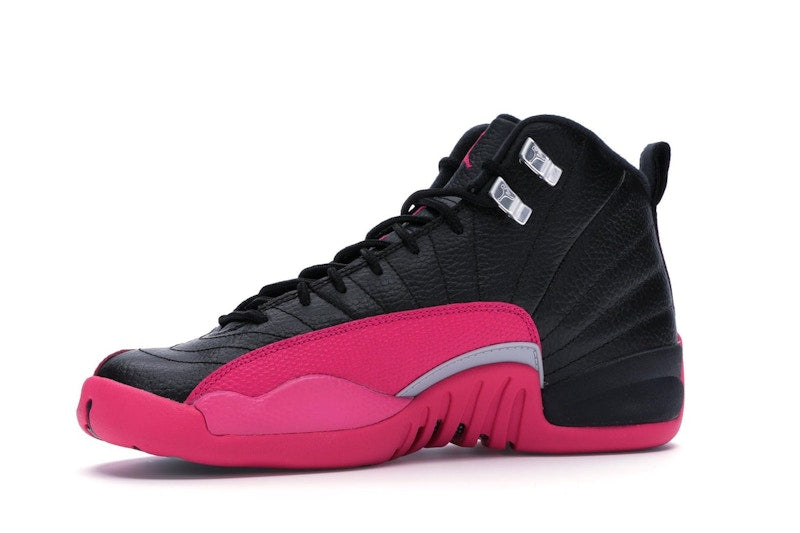 Jordan 12 Retro Black Deadly Pink (GS)