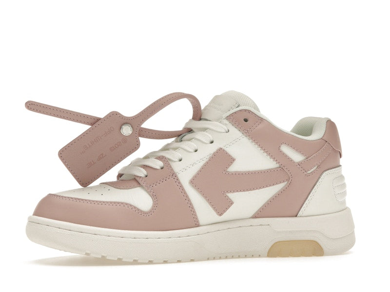 OFF-WHITE Out Of Office "OOO" Low Tops White Pink (Women's)