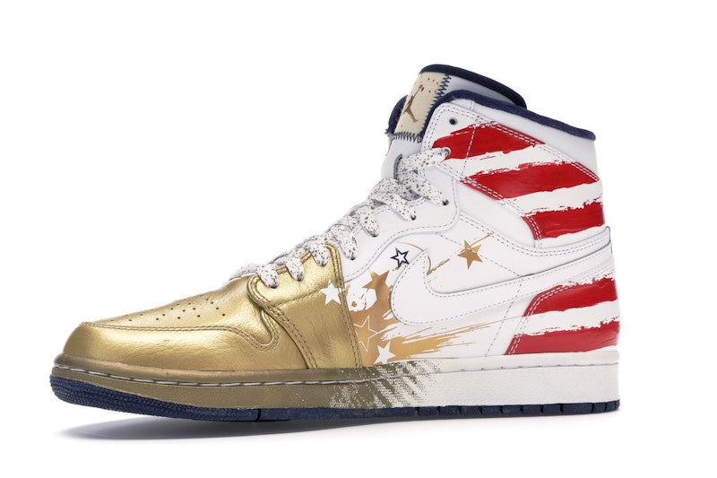 Jordan 1 Retro Dave White Wings For the Future Gold