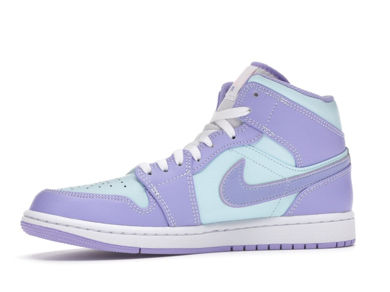 Jordan 1 Mid Purple Aqua