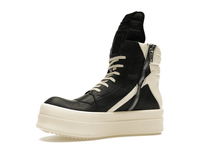 Rick Owens Mega Bumper Geobasket Black Milk