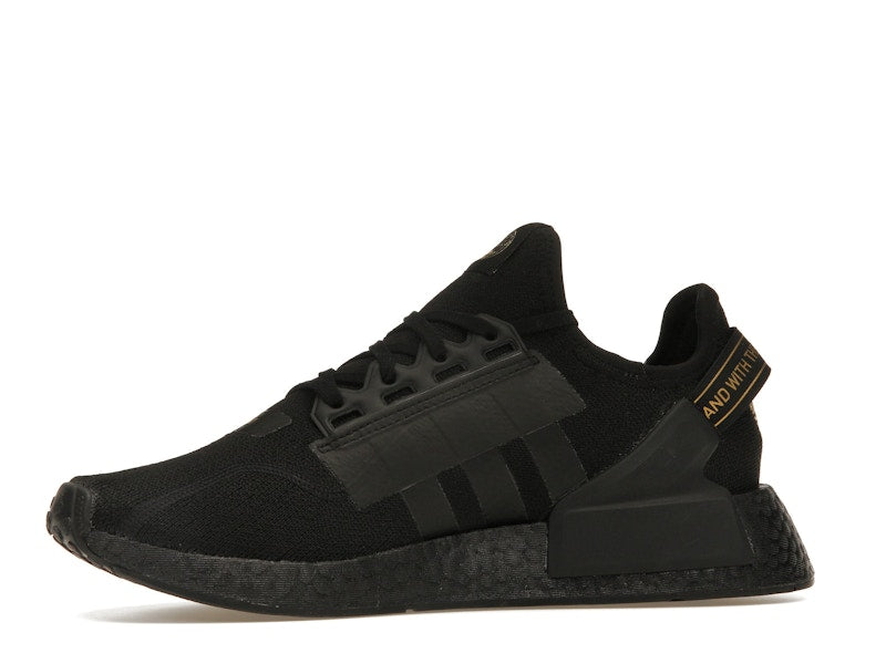 adidas NMD R1 V2 Black Gold Metallic
