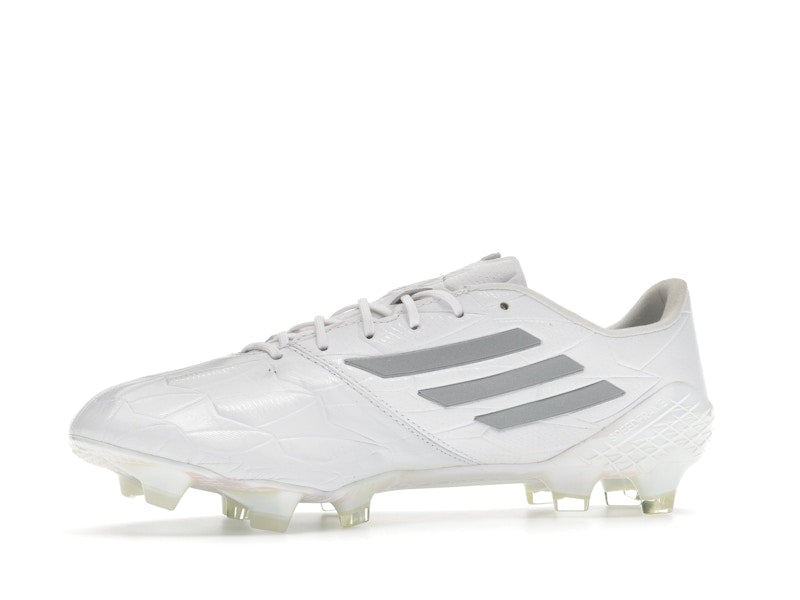 adidas Adizero F50 4 Leather FG White Silver Metallic