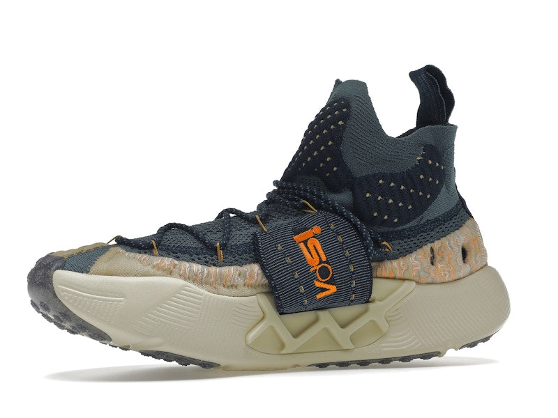 Nike ISPA Sense Flyknit Mineral Slate Magma Orange