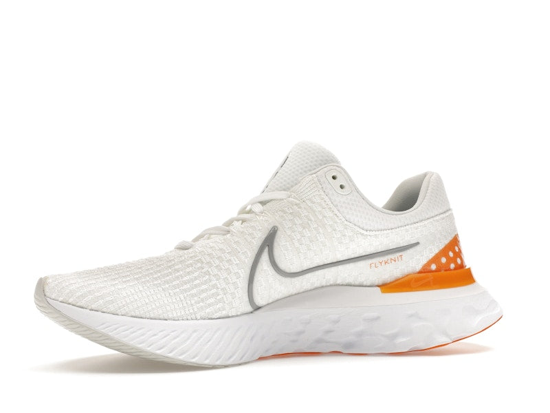 Nike React Infinity Run Flyknit 3 White Grey Kumquat