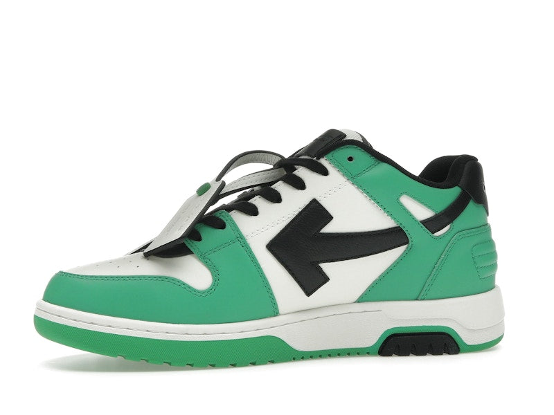 OFF-WHITE Out Of Office "OOO" Low Tops Green Black