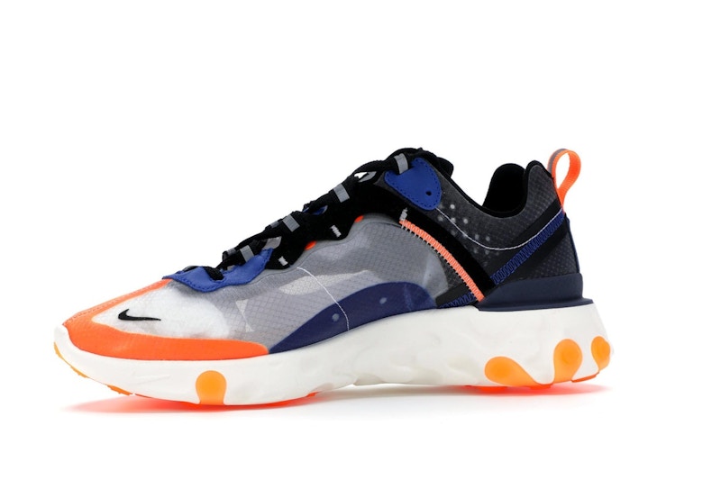 Nike React Element 87 Thunder Blue/Total Orange