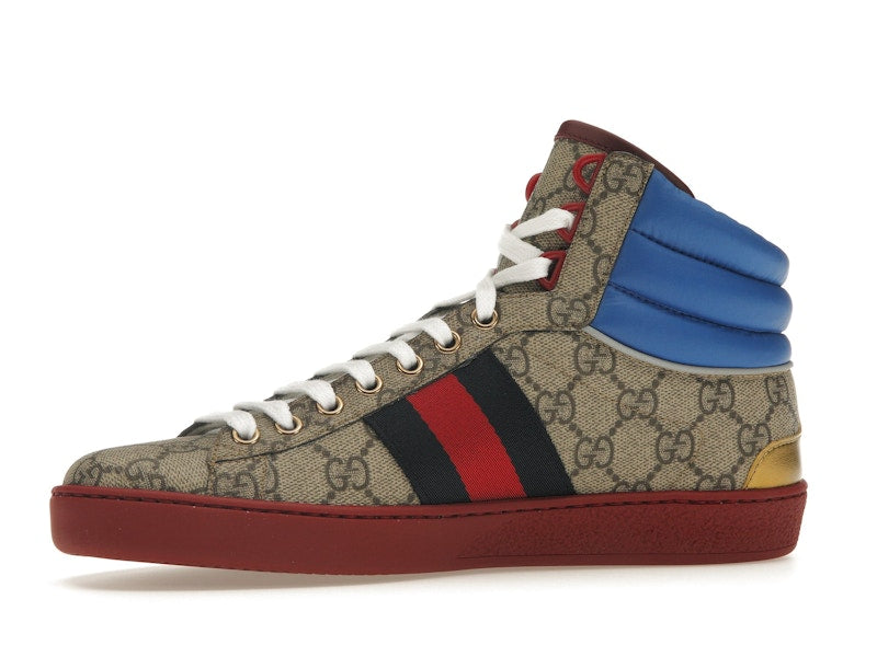 Gucci Ace GG High Top Beige Ebony