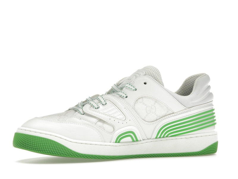 Gucci Basket Low White Demetra Green