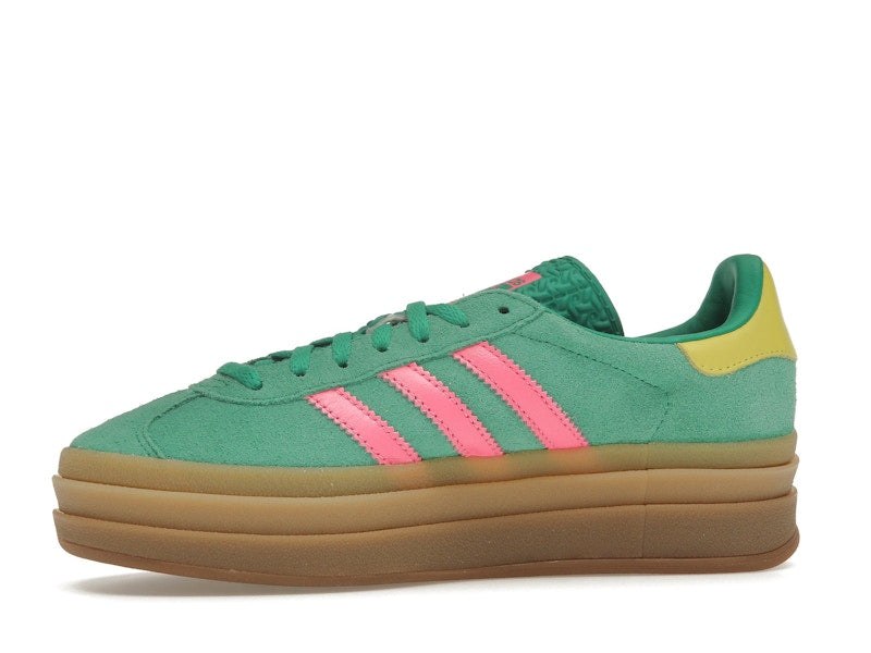 adidas Gazelle Bold Court Green Lucid Pink (Women's)