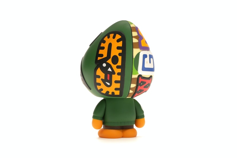 BAPE Baby Milo Shark Hoodie Vinyl Toy Green