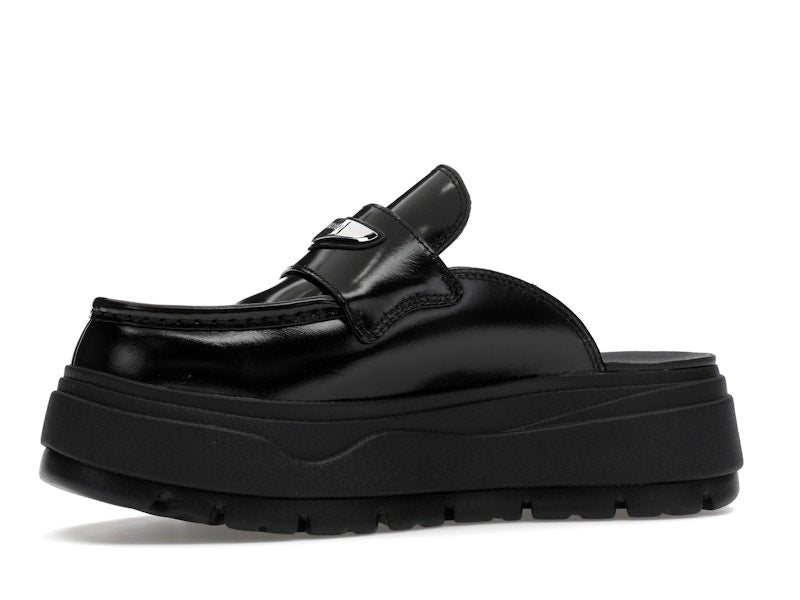 Jordan Mule Black Metallic Silver (Women's)