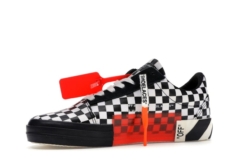 OFF-WHITE Vulc Low Checkered Black White