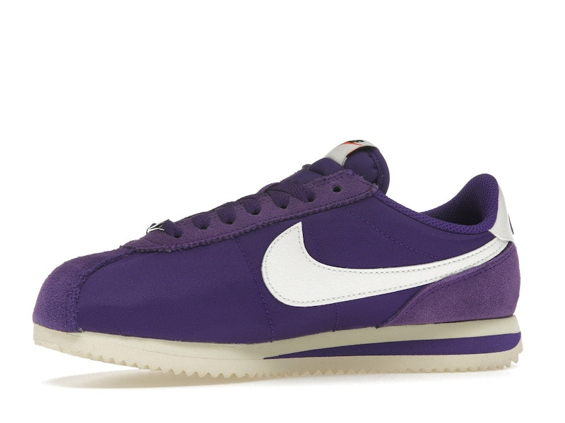 Nike Cortez Textile Field Purple Alabaster Safety Orange Summit White (Women's)