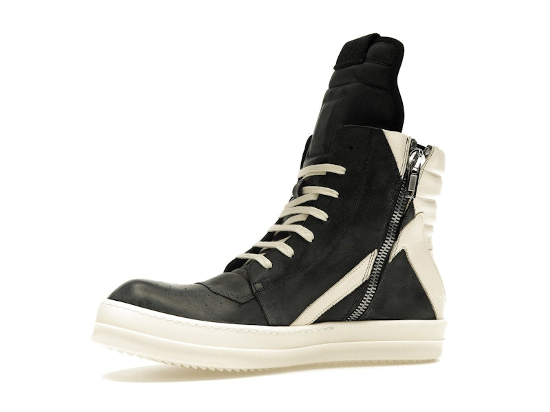 Rick Owens Lido Geobasket Black Milk