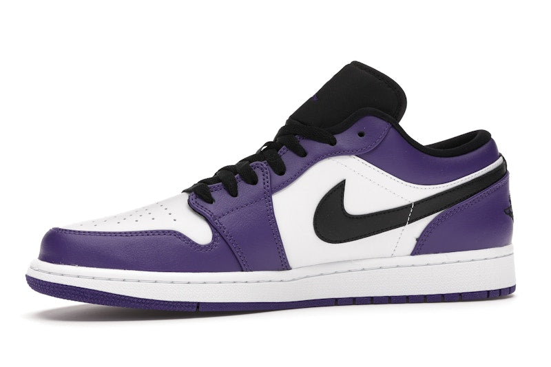 Jordan 1 Low Court Purple White