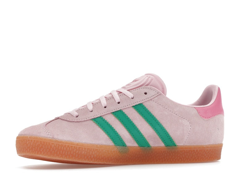 adidas Gazelle Clear Pink Court Green (GS)