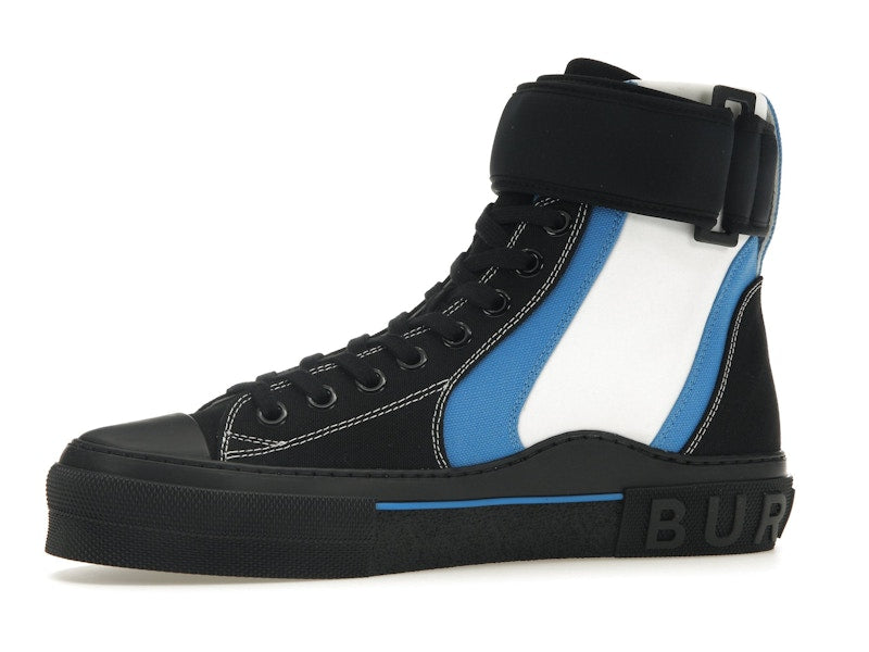Burberry Sub High-Top Laced-Up Trainer Black Blue White