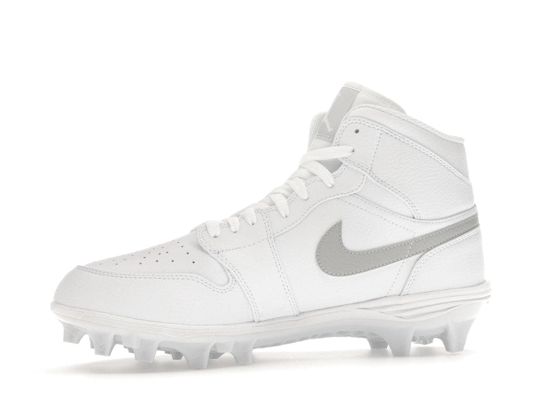 Jordan 1 Mid TD Cleat White Grey Fog
